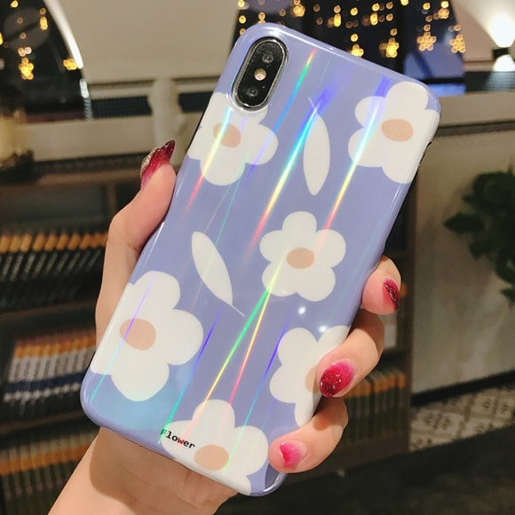 NEW iPhone Max/XR/XS/X/7/8/Plus Aurora Flower Case - Picture 4 of 7